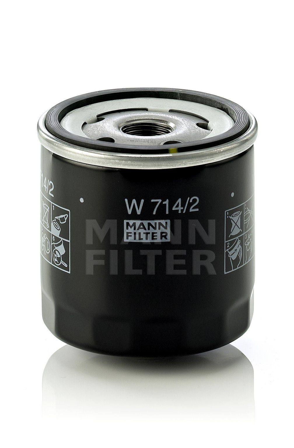 MANN FILTER Engine Oil Filter - W 714/2